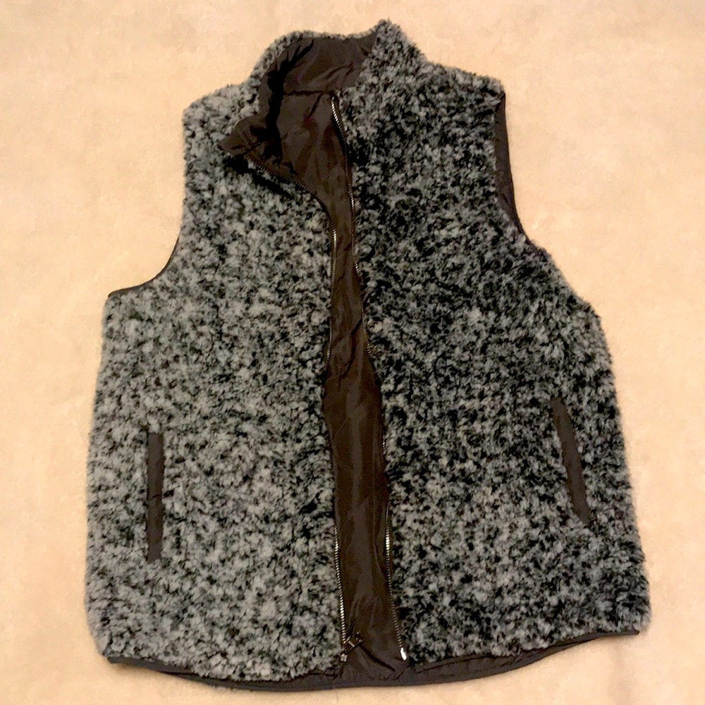 Reversible Sherpa vest